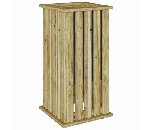 Istmik Kastid Pruun 33 X 33 X 65 Cm Immutatud Männipuit