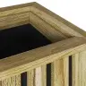 Dārza Stādītājs Ar Oderi 33X33X85 Cm Impregnēta Koka Priede Vidaxl