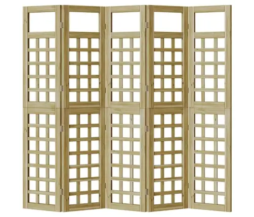 Āra Privātuma Ekrāns 5 Pcs Brūna 200 X 180 Cm Vidaxl