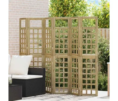 Privaatsustõke Meepruun 240 X 180 Cm Kindel Männipuidust