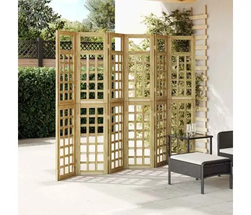 Privaatsustõke Meepruun 240 X 180 Cm Kindel Männipuidust