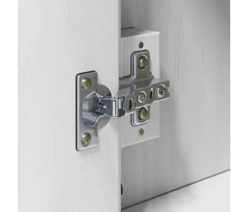 Vannas Istabas Mēbeļu Komplekts 2 Pcs Balts Ciets Priedes Koks Vidaxl