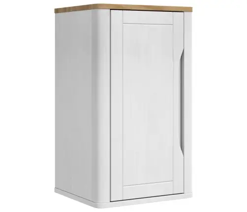 Vannitoa Mööbleset Sahtliga 3 Pcs Valge Kindel Männipuidust