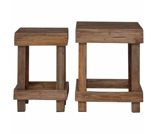 Augu Statīvs 2 Pcs Brūna 70 X 11 X 27 Cm Mahagona Koks Vidaxl