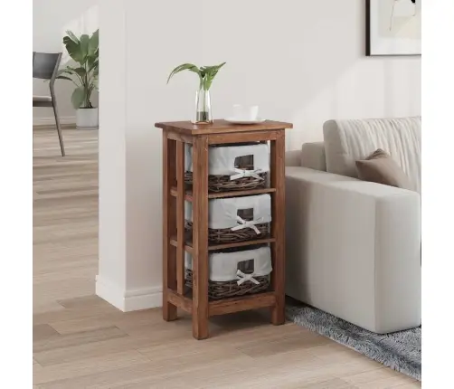 Külglaud Pruun Mahagonipuit