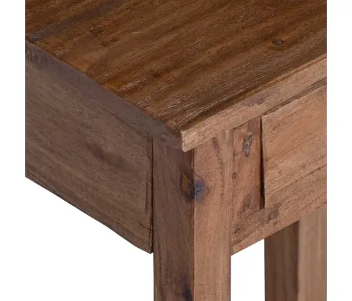 Augu Statīvs Ar Atvilktni Brūna 34 X 25 X 52 Cm Mahagona Koks Vidaxl