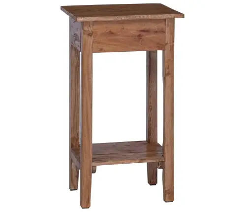 Augu Statīvs Ar Atvilktni Brūna 34 X 25 X 52 Cm Mahagona Koks Vidaxl