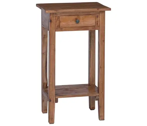 Augu Statīvs Ar Atvilktni Brūna 34 X 25 X 52 Cm Mahagona Koks Vidaxl