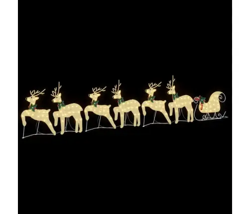 Led Puhlid 7 Pcs Kuldne Kangas