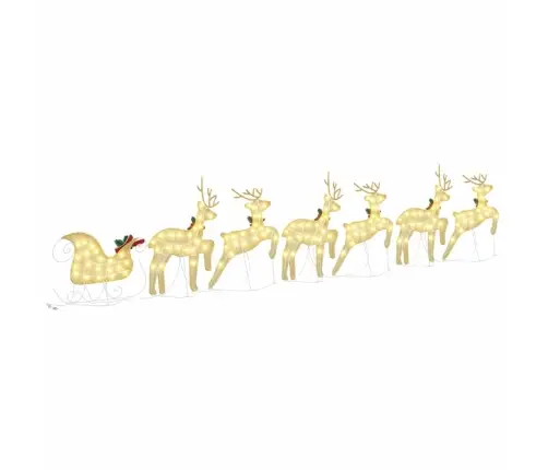 Led Puhlid 7 Pcs Kuldne Kangas