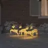 Led Elniai 4 Pcs Auksinė Audinys