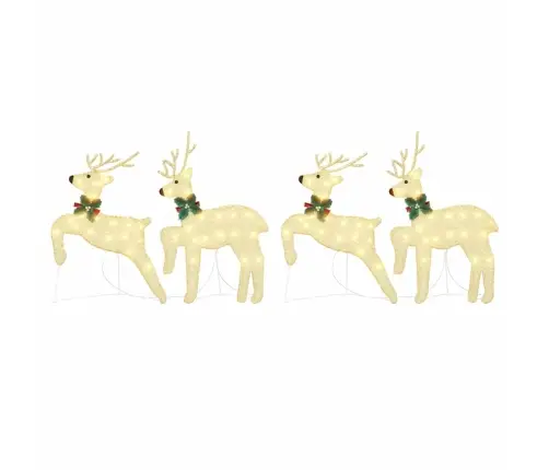 Led Elniai 4 Pcs Auksinė Audinys