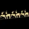 Led Elniai 6 Pcs Auksinė Audinys