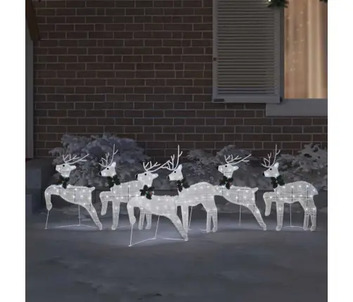 Led Puhlid 6 Pcs Hõbedane Kangas