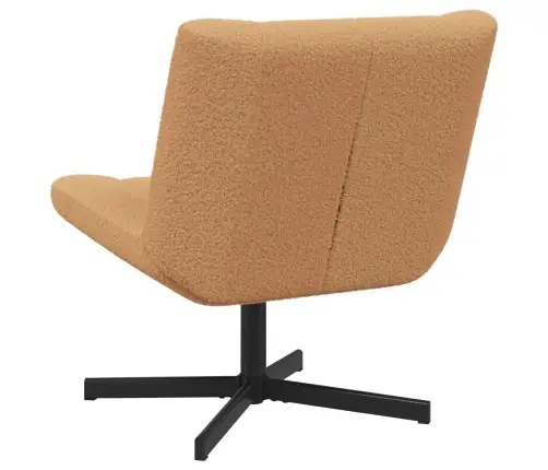 Sukamasis Krėslas Smėlio 63 X 75 X 76 Cm Avikailis