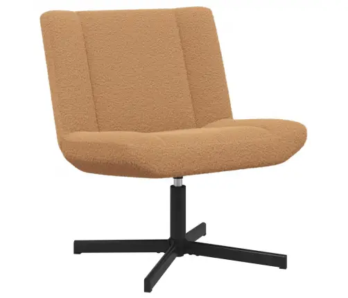 Sukamasis Krėslas Smėlio 63 X 75 X 76 Cm Avikailis