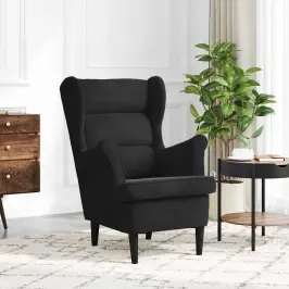 Atzveltnes Krēsls Melna 71 X 92 X 91 Cm Samts Vidaxl