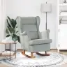 Šūpuļkrēsls 71 X 92 X 100 Cm 100% Poliestera Šūnakmens Vidaxl