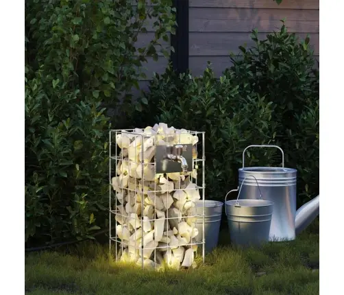 Gabion Kraan Hõbedane 26 X 25 X 50 Cm Roostevaba Teras