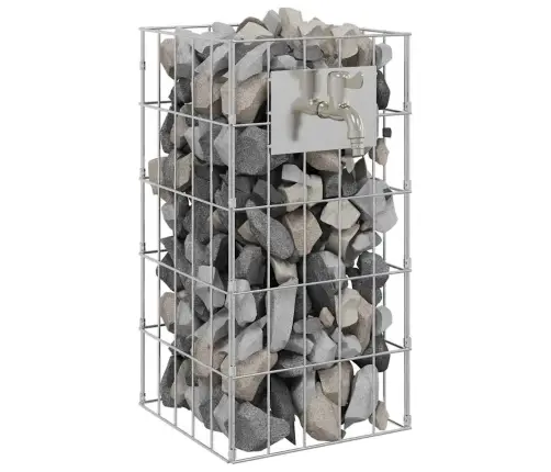 Gabion Kraan Hõbedane 26 X 25 X 50 Cm Roostevaba Teras