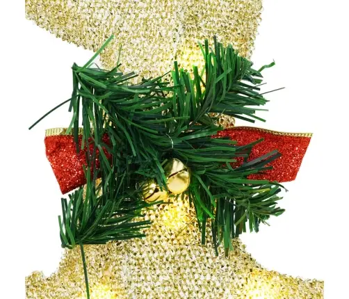 Led Ziemeļbrieži 3 Pcs Silti Balts Audums Vidaxl