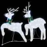 Led Elniai 2 Pcs Šaltai Balta Audinys