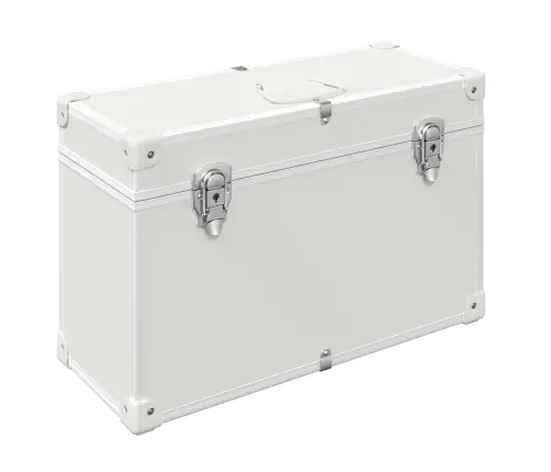 Kabineta Rokturi 2 Pcs Balts 85 X 45 Mm Metāla Vidaxl