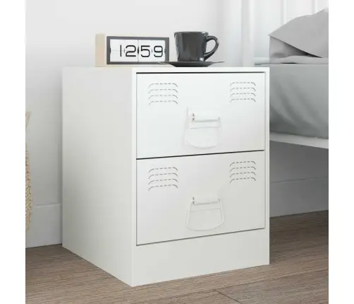 Kabineta Rokturi 12 Pcs Balts 85 X 45 Mm Metāla Vidaxl