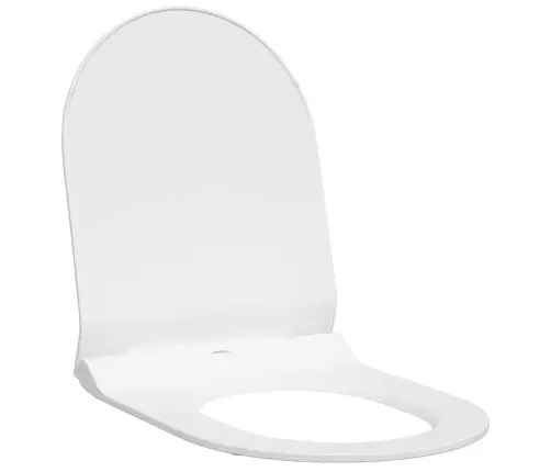 Tualetes Sēdeklis Balts 48.5 X 36 X 5 Cm Polipropilēns Vidaxl