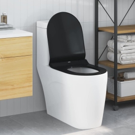 Tualete Piemērota Sēdei Melna 50 X 36 X 5 Cm Polipropilēns Vidaxl