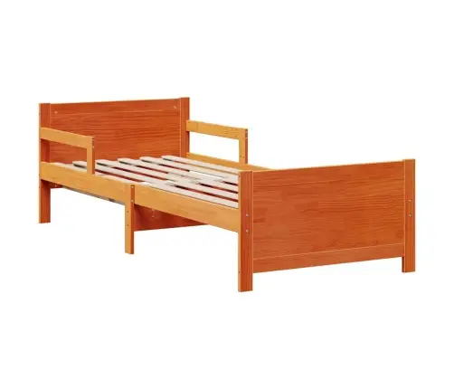 Lovos Rėmas Vaško Ruda 80 X 200 Cm Kietos Pušies Mediena