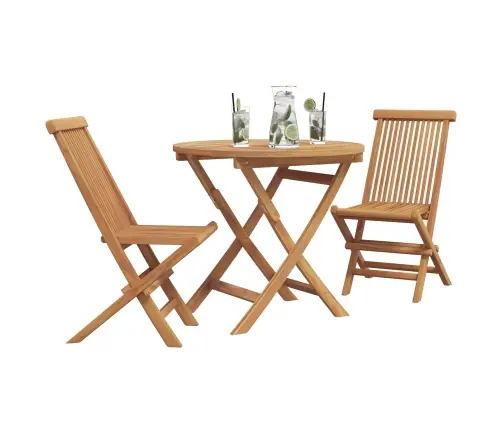 Aia Söögilaudade Komplekt 3 Pcs Pruun Tugev Akatsiapuu