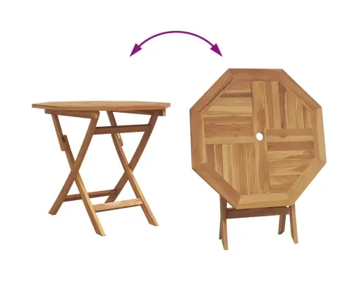 Aia Söögilaudade Komplekt 3 Pcs Pruun Tugev Akatsiapuu