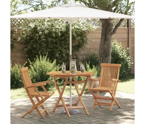 Aia Söögilaudade Komplekt 3 Pcs Pruun Tugev Akatsiapuu