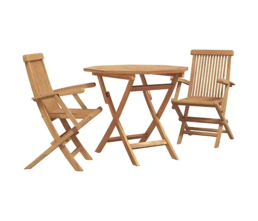 Aia Söögilaudade Komplekt 3 Pcs Pruun Tugev Akatsiapuu