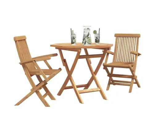 Aia Söögilaudade Komplekt 3 Pcs Pruun Tugev Akatsiapuu