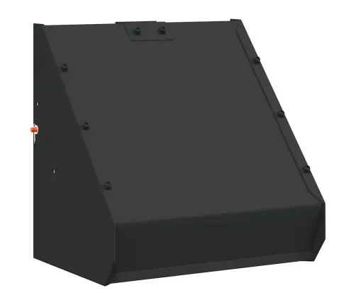 Ložu Uztvērējs Melna 31 X 23 X 31.5 Cm Tērauds Vidaxl