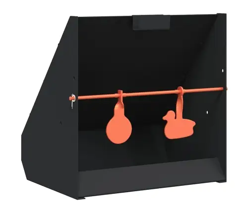 Ložu Uztvērējs Melna 31 X 23 X 31.5 Cm Tērauds Vidaxl