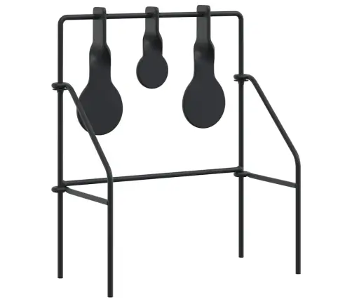 Šaušanas Mērķis Melna 40 X 34 X 53 Cm Tērauds Vidaxl