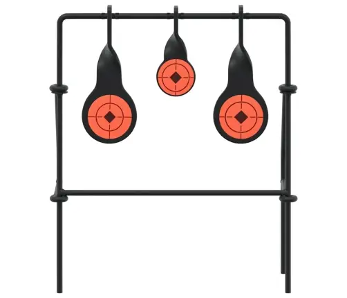 Šaušanas Mērķis Melna 40 X 34 X 53 Cm Tērauds Vidaxl