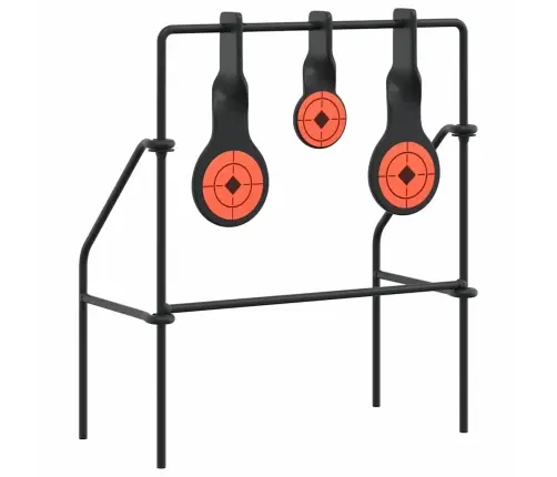 Šaušanas Mērķis Melna 40 X 34 X 53 Cm Tērauds Vidaxl