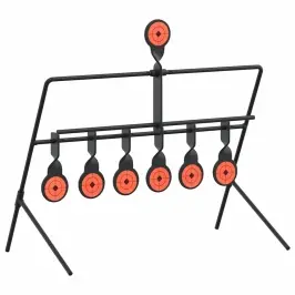 Atjaunojamais Mērķis Melna 38 X 20 X 33.5 Cm Tērauds Vidaxl