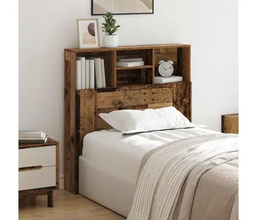 Galvas Dēlis Skapītis Ar Plauktu Vecs Koks Apstrādāts Koks Vidaxl Galvas Dēlis Skapītis Ar Plauktu Vecs Koks Apstrādāts Koks Vidaxl