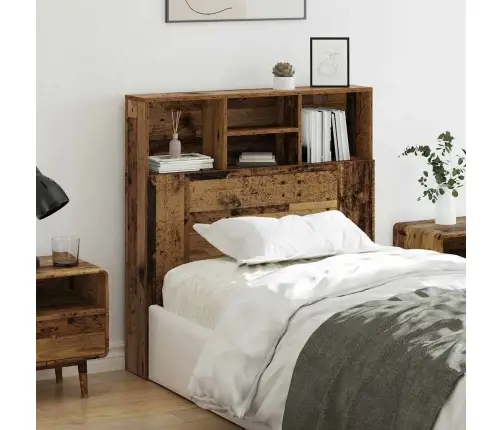 Galvas Dēlis Skapītis Ar Plauktu Vecs Koks Apstrādāts Koks Vidaxl Galvas Dēlis Skapītis Ar Plauktu Vecs Koks Apstrādāts Koks Vidaxl