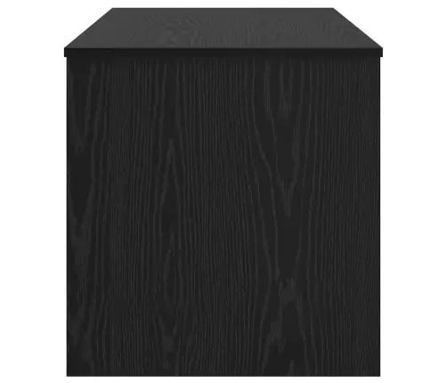 Kafijas Galdiņš Ar Plauktu Ar Uzglabāšanu Melns Ozols 102 X 50 X 52.5 Cm Vidaxl