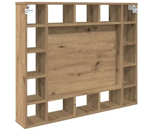 Spoguļu Skapis Amatnieku Ozola 91 X 15 X 76.5 Cm Vidaxl