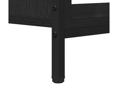 Televizora Skapīša Ar Plauktu Ar Uzglabāšanu Ar Durvīm Melns Ozols 100 X 40 X 45 Cm Vidaxl Televizora Skapīša Ar Plauktu Ar Uzglabāšanu Ar Durvīm Melns Ozols 100 X 40 X 45 Cm Vidaxl