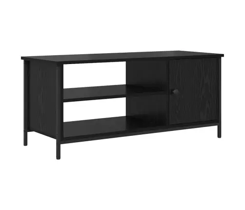 Televizora Skapīša Ar Plauktu Ar Uzglabāšanu Ar Durvīm Melns Ozols 100 X 40 X 45 Cm Vidaxl Televizora Skapīša Ar Plauktu Ar Uzglabāšanu Ar Durvīm Melns Ozols 100 X 40 X 45 Cm Vidaxl