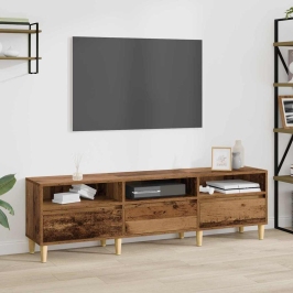 Televizoriaus Spintelė Su Stalčių Sena Mediena 150 X 30 X 45 Cm