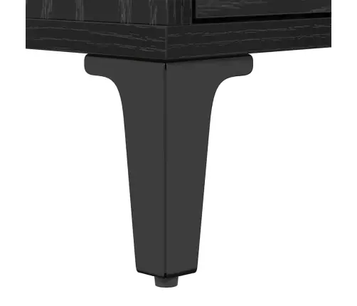 Televizoriaus Spintelė Juoda Ąžuolo 150 X 30 X 44,5 Cm